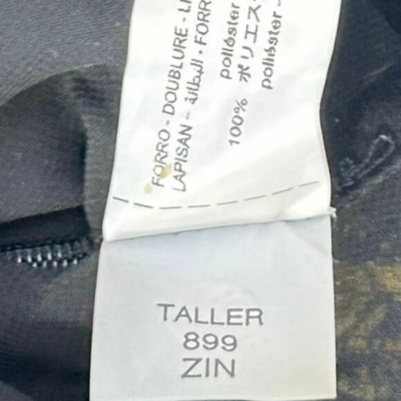 Zara One Shoulder Ruched Bodycon Mini Dress Dark Yellow Floral - Picture 7 of 8